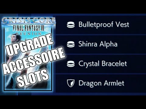 How to Upgrade Accessories Slots - Crisis Core Final Fantasy 7 Reunion