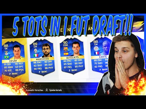 5 TOTS IN 1 FUT DRAFT!! ABNORMALES TEAM! - FIFA 16: ULTIMATE TEAM (DEUTSCH)