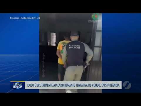 Idoso é brutalmente atacado durante tentativa de roubo em Simolândia