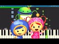 Team Umizoomi Theme Song EASY Piano Tutorial
