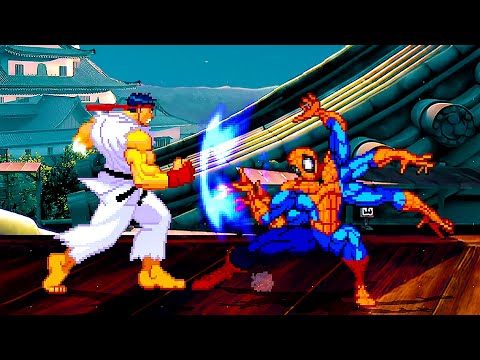 SHIN RYU vs SPIDERMAN Six Arms - Must See Amazing ULTIMATE Fights!