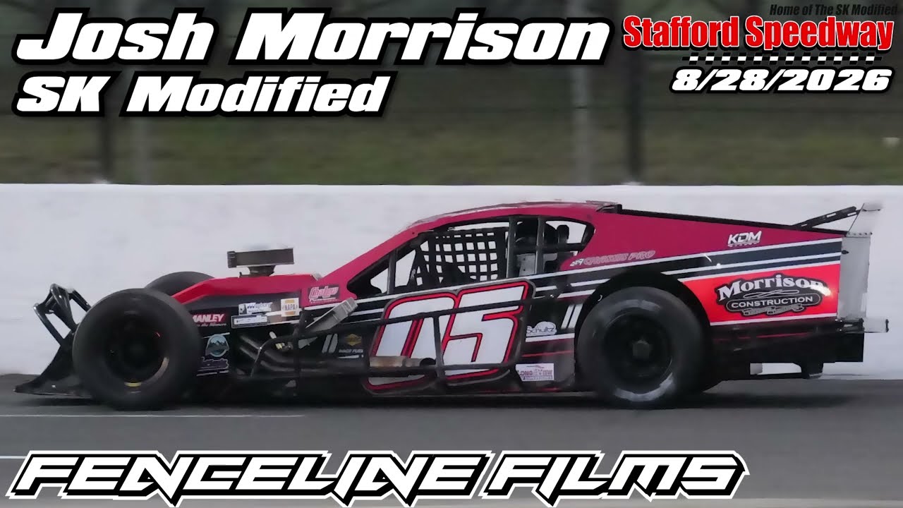 Josh Morrison SK Modified at Stafford Speedway