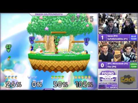 *Pound* 2016 - Doubles Grand Finals - SuPeRbOoMfAn & tacos vs. SPY | Nintendude & Firo
