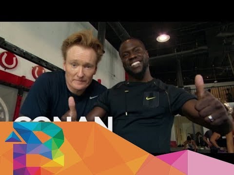 Conan Hits The Gym With Kevin Hart  - CONAN on TBS