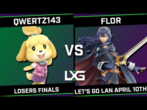 qwertz143 (Isabelle) vs FLOR (Lucina/Cloud) - LXG Let's Go LAN April 10th - Losers Finals