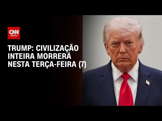 "Uma civilização inteira morrerá esta noite", diz Trump sobre Irã | LIVE CNN