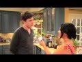 NICK ROBINSON on set with Melissa and Joey for.