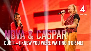 Nova och Caspar - ”I knew you were waiting (for me)” - George Michael &amp; Aretha… - Idol Sverige (TV4)