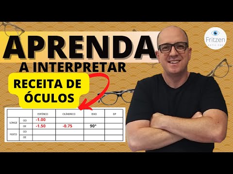 COMO INTERPRETAR  RECEITA DE ÓCULOS - FÁCIL