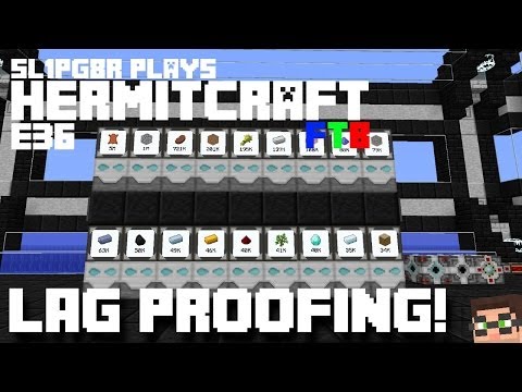 HermitCraft FTB S2E36 - Lag Proofing! ( Minecraft Feed The Beast Let's Play )