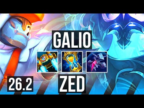 GALIO vs ZED (MID) | KR Challenger | 26.2