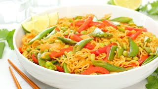 15 Minute Coconut Curry Ramen | Quick + Easy Weeknight Dinner Recipes