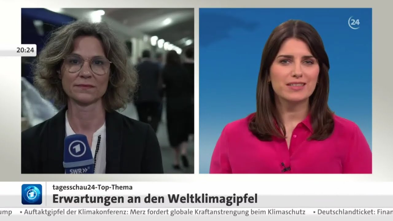 🌍 tagesschau 20 Uhr & tagesschau24 Top-Thema, 7.11.2025 | Weltklimakonferenz in Brasilien