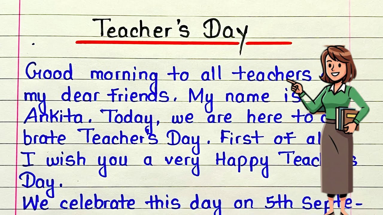 Best Speech on Teacher’s Day in English 2025 | Teachers day speech in English | 5 September speech