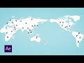 Create A World Map Animation After Effects Tutorial