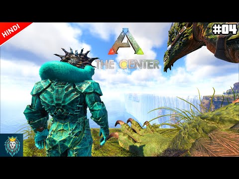 We found the world waterfall & the Ice Giant Secret Temple ||Ark Survival  [Hindi] Gameplay |EP 04||