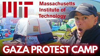 Protest Encampment. Massachusetts Institute of Technology. MIT