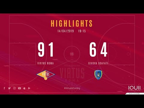 Virtus Roma vs Givova Scafati 91-64: gli highlights della gara