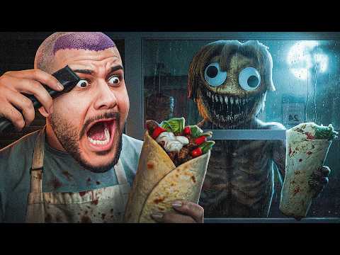 Shawarma kiosk, but 1 mistake = punishment