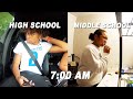 Day In The Life High School Vs Middle School Football