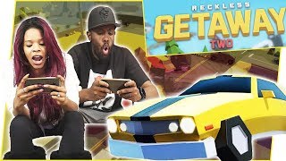 THE COPS ARE AFTER US! MY WIFE ATTACKED ME! - Reckless Getaway Two Gameplay | Mobile Series Ep.36