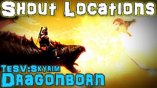 Dragonborn All Shouts & Word Walls Guide (DLC) - TESV: Skyrim Special Edition