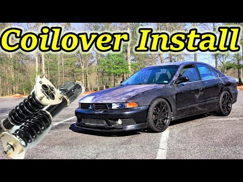 Galant/ Eclipse coilover install! BC Racing extreme low coilovers