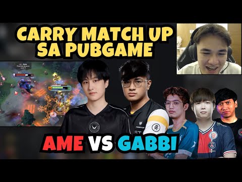 GABBI VS AME CARRY MATCH UP SA PUBGAME | FT. JUWEL, NTS, JHOCAM