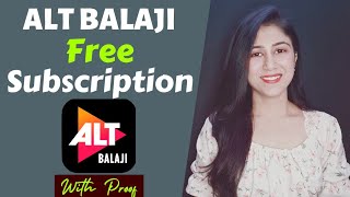 ALT BALAJI Subscription Free | ALT BALAJI Redeem Coupon Code | ALT BALAJI Free 2022 | In Hindi
