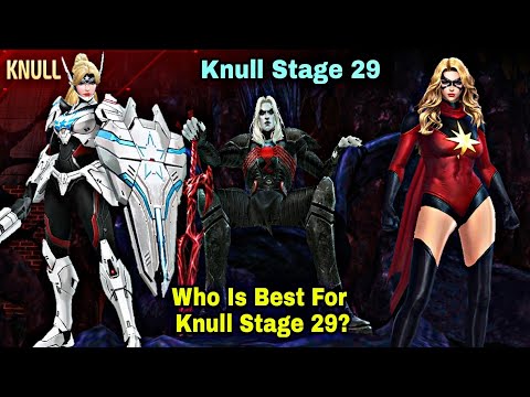 Sharon Light Sirius Armor Uniform VS Moonstone WBL Knull Stage 29 Comparison - Marvel Future Fight