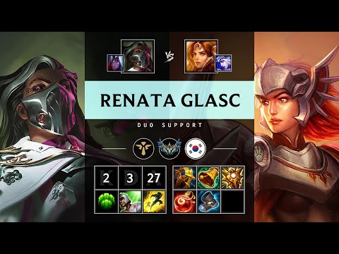 Renata Glasc Support vs Leona: Vision Controller - KR Challenger Patch 14.23