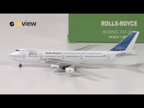 Rolls-Royce Boeing 747-200 - Trent-1000 program livery | Review #842