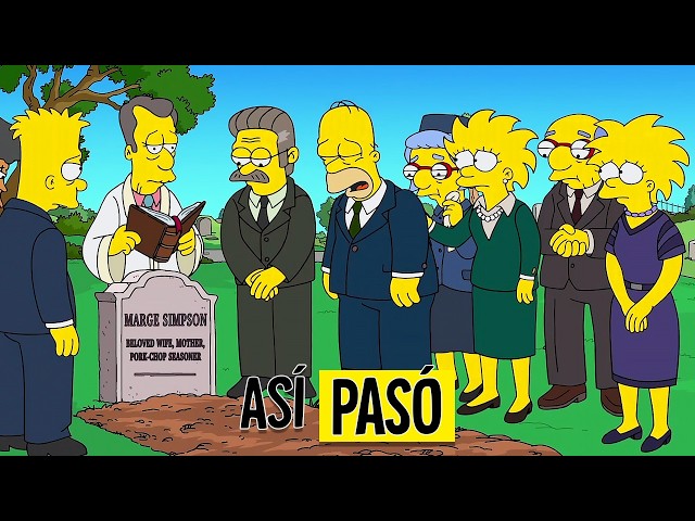 ¡Adiós, Marge! ‘Los Simpson’ matan al famoso personaje al final de ...