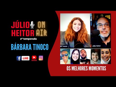 Júlio Heitor   On Air com Bárbara Tinoco ( os melhores momentos )