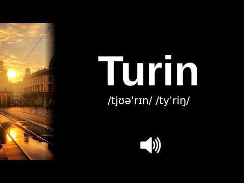 🇮🇹 How to pronounce Turin (in English and in Piedmontese dialect!) (CORRECTLY!)