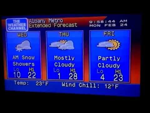 Real weatherstar 4000 Massachusetts 2014,