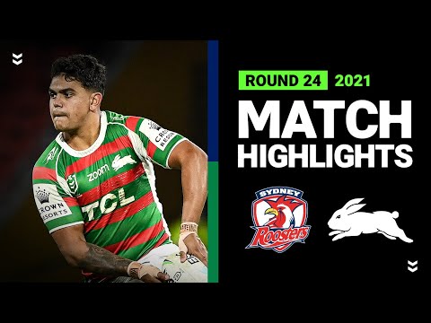 NRL Highlights | Roosters v Rabbitohs Match Highlights | Round 24, 2021 | Telstra Premiership | NRL