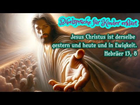 Jesus Christus ist derselbe Hebräer 13,8 | Bibelverse für Kinder erklärt 