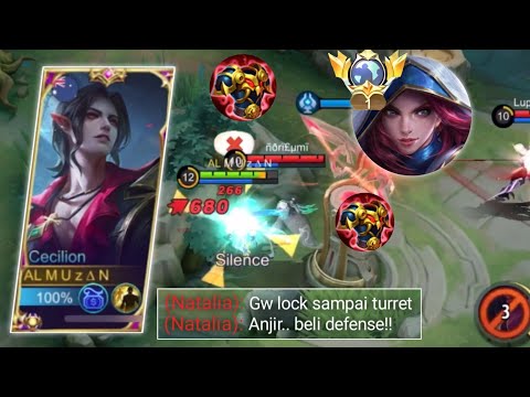 RESPECT ITEM ITU PENTING JIKA KETEMU ASSASIN GANAS INI!! - TIPS SOLO RANK CECILION - MOBILE LEGENDS