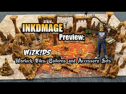 InkdMage Warlock Tiles Caverns Preview