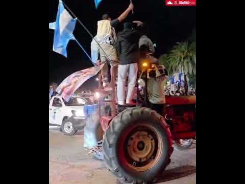 Vecinos de Santa Rosa, Toay y Eduardo Castex festejaron el triunfo de la Selección nacional