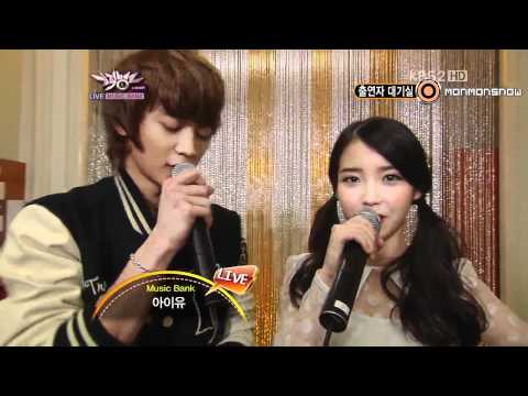 [HD] 111202 Minho (SHINee) & IU MC Cuts @ MuBank