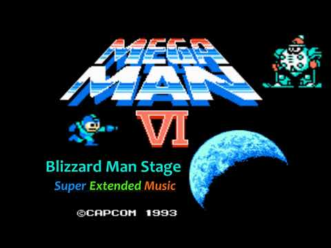 Mega Man 6 (NES) - Blizzard Man Stage Music (Extended)