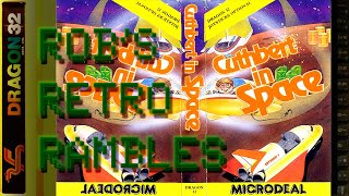 Cuthbert in space on Dragon32 (Rob's Retro Rambles)