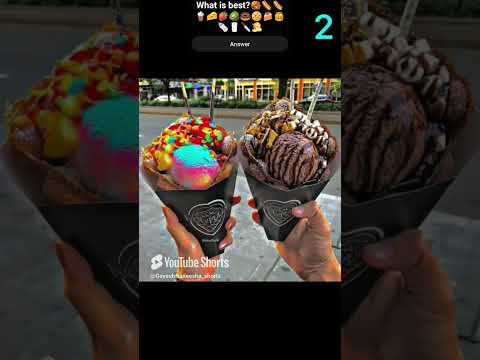 What is best?🍔🌭🌭🍿🧀🍓🥝🍩🍪🍰🍯🍼🥛🔪🧅 #sweet #howtomakesweetathome #food #football