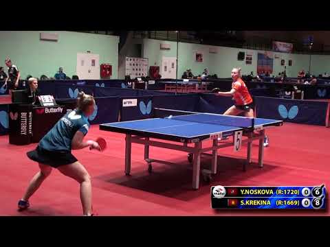 NOSKOVA - KREKINA #RUSSIAN #Championships #tabletennis #настольныйтеннис