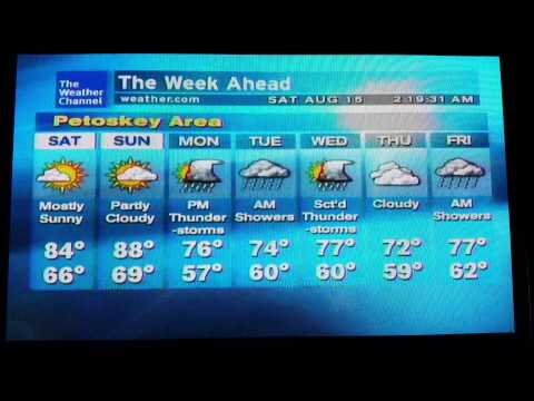 Real WeatherSTAR XL Harbor Springs, MI - 8/15/2015 2:19 AM ET