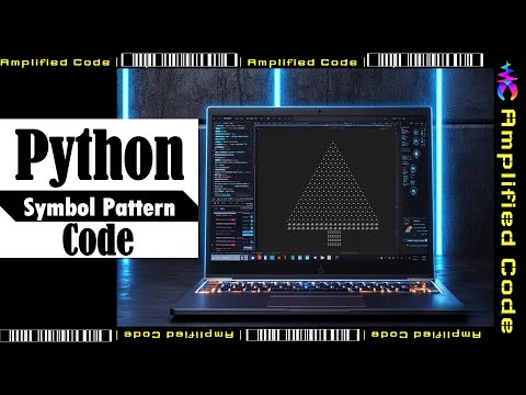 Python Code Christmas Tree Symbol Pattern Python Programming