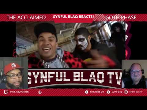 Synful Blaq Reacts Short Reaction - AEW's The Acclaimed - Goth Phase