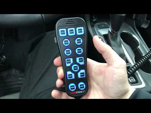 Code 3 Hand-Held Lightbar and Siren Controller Review for Security Patrol Vehicle Emergency Purposes